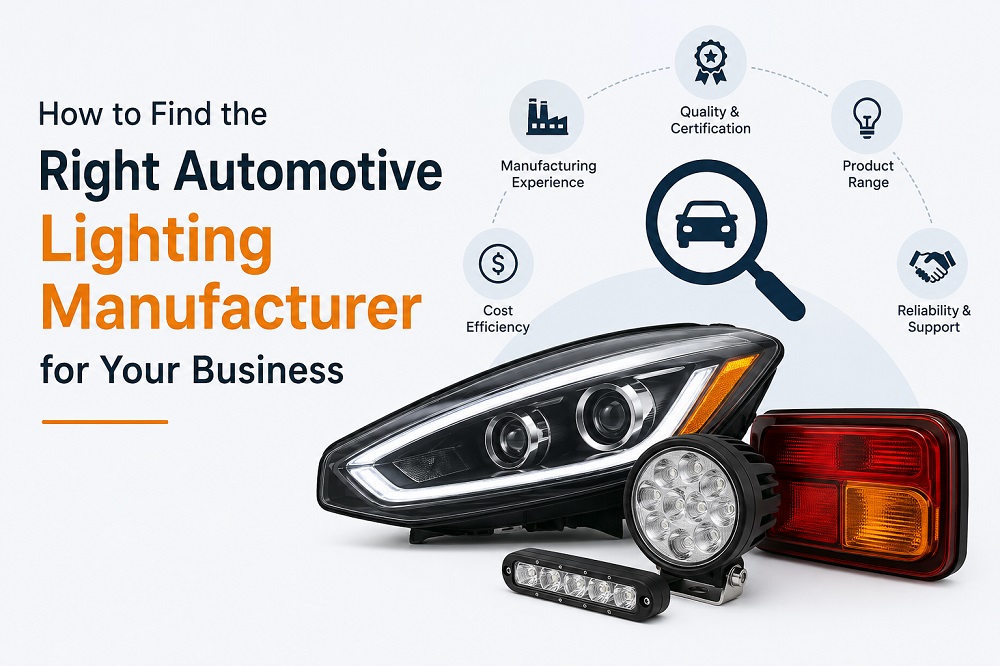 How to Find the Right Automotive Lighting Manufacturer for Your Business Find the Right Automotive Lighting Manufacturer