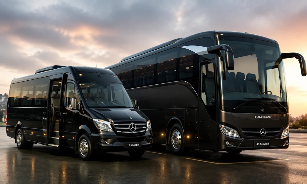 4 Ways to Choose Between a Minibus and a Full-Size Bus Charter
